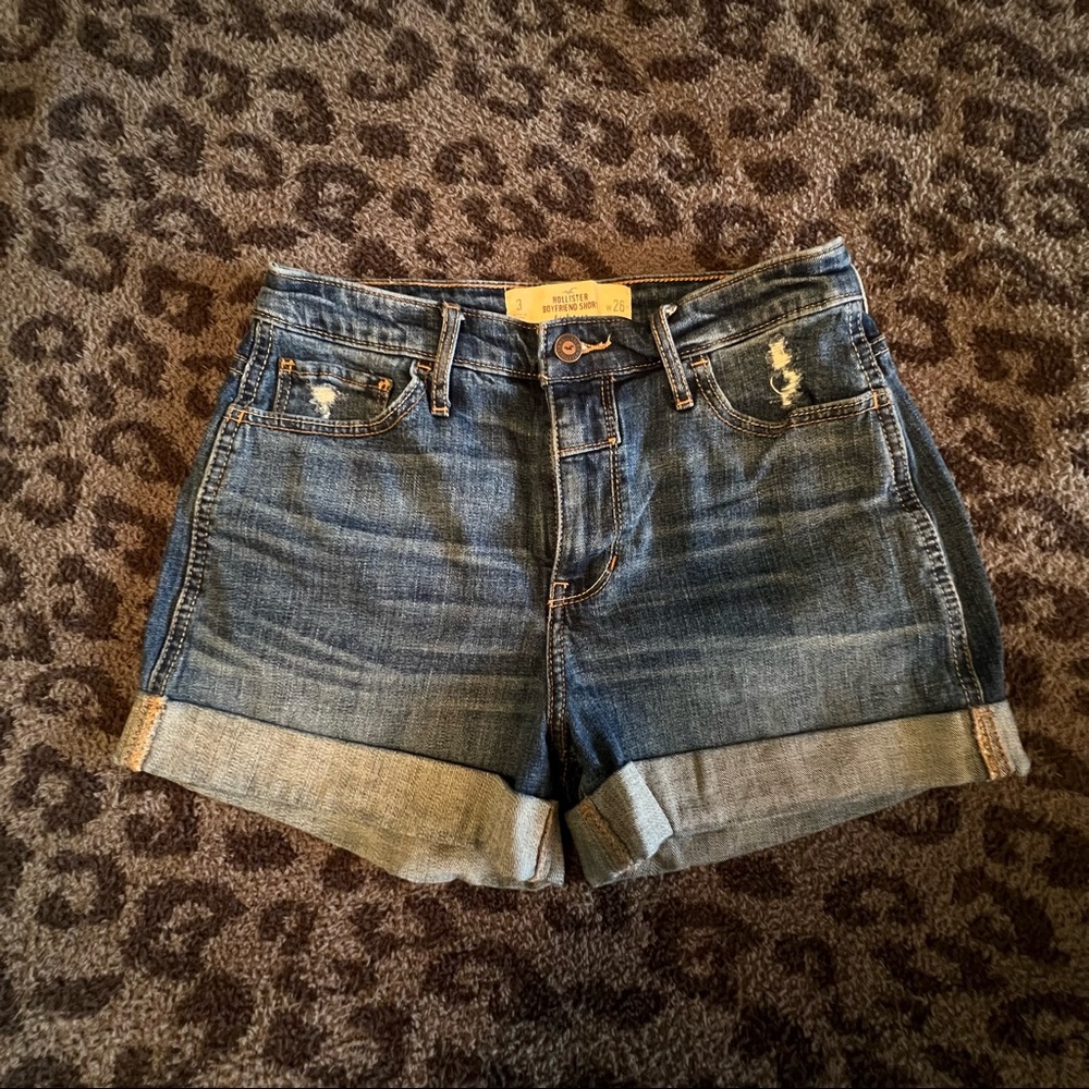 Hollister Medium Wash Jean Shorts